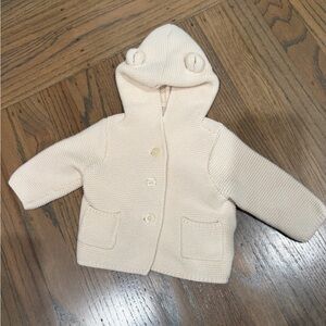 GAP Cream Knit Baby Sweater